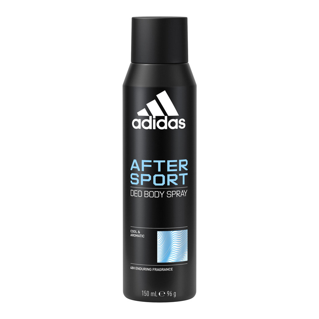 Purškiamas dezodorantas Adidas After Sport, 150 ml цена и информация | Dezodorantai | pigu.lt