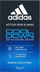 Твердый гель для душа Adidas Cool Down, 100 г цена и информация | Масла, гели для душа | pigu.lt