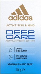 Твердый гель для душа Adidas Deep Care, 100 г цена и информация | Масла, гели для душа | pigu.lt