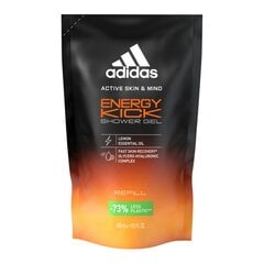 Dušo želė papildymas Adidas Energy Kick, 400 ml kaina ir informacija | Dušo želė, aliejai | pigu.lt