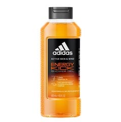 Dušo želė Adidas Energy Kick, 400 ml kaina ir informacija | Dušo želė, aliejai | pigu.lt