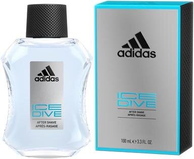 Losjonas po skutimosi Adidas Ice Dive, 100 ml kaina ir informacija | Skutimosi priemonės ir kosmetika | pigu.lt