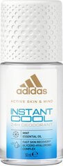 Роликовый дезодорант Adidas Instant Cool, 50 мл цена и информация | Дезодоранты | pigu.lt