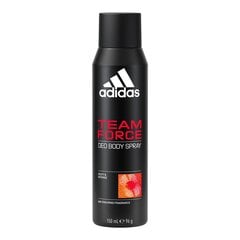 Purškiamas dezodorantas Adidas Team Force vyrams, 150 ml kaina ir informacija | Adidas Asmens higienai | pigu.lt