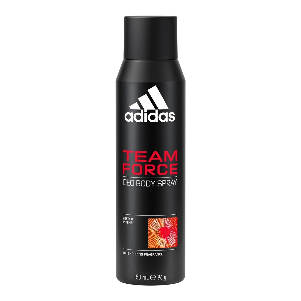 Purškiamas dezodorantas Adidas Team Force vyrams, 150 ml цена и информация | Dezodorantai | pigu.lt
