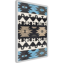 Plakatas Tribal Patterns, Baltas rėmelis, 30x45 цена и информация | Репродукции, картины | pigu.lt