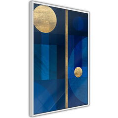 Plakatas Two Moons, Baltas rėmelis, 20x30 kaina ir informacija | Reprodukcijos, paveikslai | pigu.lt