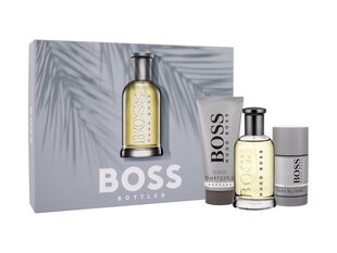 Подарочный набор для мужчин Hugo Boss Boss Bottled Eau de Toilette: туалетная вода EDT, 100мл + гель для душа, 100мл + дезодорант, 75мл цена и информация | Женские духи | pigu.lt