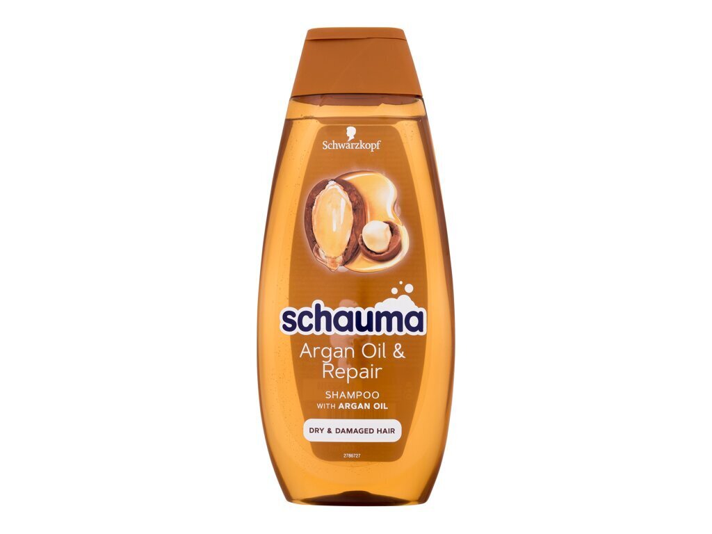 Plaukų šampūnas Schauma Argan Oil & Repair Shampoo, 400 ml kaina ir informacija | Šampūnai | pigu.lt