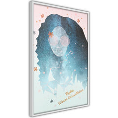 Plakatas Winter Constellation, Baltas rėmelis, 20x30 kaina ir informacija | Reprodukcijos, paveikslai | pigu.lt