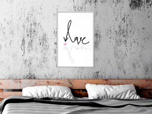 Plakatas Where is the Love?, Baltas rėmelis, 20x30 kaina ir informacija | Reprodukcijos, paveikslai | pigu.lt