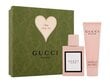 Kosmetikos rinkinys Gucci Bloom: kvapusis vanduo EDP, 50 ml + kūno losjonas, 50 ml цена и информация | Kūno kremai, losjonai | pigu.lt