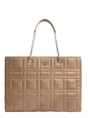 Сумка Calvin Klein, Re-Lock Quilt Tote With Laptop Compartment Safari Canvas, 546000812 цена и информация | Женские сумки | pigu.lt