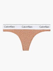 Женские трусики CALVIN KLEIN Mini Animal Print Sandalwood 545661113 цена и информация | Стринги | pigu.lt