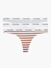 Calvin Klein kelnaitės moterims Carousel 545661130, 3 vnt. kaina ir informacija | Kelnaitės | pigu.lt