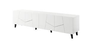 TV spintelė Cama Meble Etna, 200x42x52 cm, balta kaina ir informacija | TV staliukai | pigu.lt