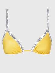 Calvin Klein bikinio viršutinė dalis moterims Triangle Yellow 545663109 kaina ir informacija | Maudymosi kostiumėliai | pigu.lt