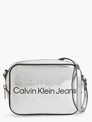 Женская сумочка CALVIN KLEIN Sculpted Camera Crossbody Silver 545008785 цена и информация | Женские сумки | pigu.lt