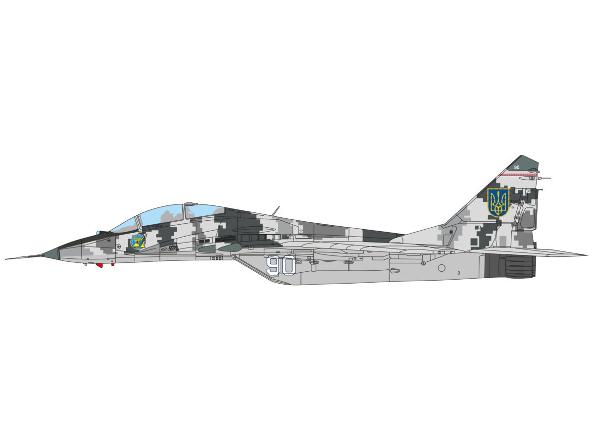 IKonstruktorius BG Models - MiG-29UB in Ukrainian Air Force Limited Edition, 1/72, 72902 kaina ir informacija | Konstruktoriai ir kaladėlės | pigu.lt