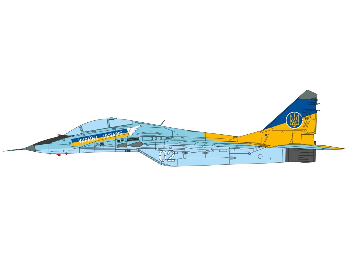 IKonstruktorius BG Models - MiG-29UB in Ukrainian Air Force Limited Edition, 1/72, 72902 kaina ir informacija | Konstruktoriai ir kaladėlės | pigu.lt