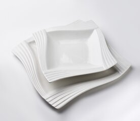 Basic plokščia lėkštė, balta kaina ir informacija | Indai, lėkštės, pietų servizai | pigu.lt