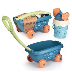 Тачка с игрушками для песка Smoby цена и информация | Игрушки для малышей | pigu.lt
