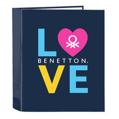Žiedinis segtuvas Benetton Love, A4 kaina ir informacija | Kanceliarinės prekės | pigu.lt