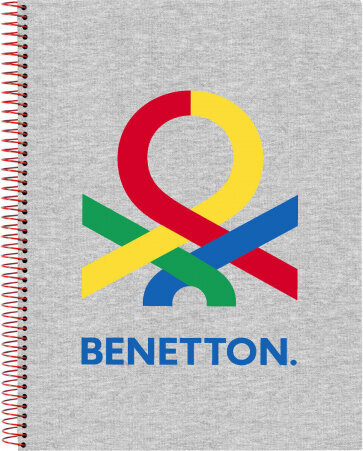 Užrašų knygutė Benetton Pop, pilka, A4 цена и информация | Sąsiuviniai ir popieriaus prekės | pigu.lt