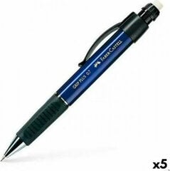 Rašiklis Faber-Castell Grip Plus, mėlynas, 5 vnt kaina ir informacija | Rašymo priemonės | pigu.lt