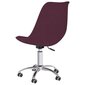 Pasukamos valgomojo kėdės vidaXL, 2vnt., violetinės kaina ir informacija | Virtuvės ir valgomojo kėdės | pigu.lt
