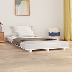 Каркас для кровати, 90x200 см, массив сосны цена и информация | Кровати | pigu.lt