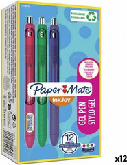 Geliniai rašikliai Paper Mate Inkjoy TK12, 0,7 mm, 12 vnt kaina ir informacija | Rašymo priemonės | pigu.lt