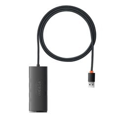 Baseus Lite Series HUB USB-A to 4xUSB-A 3.0 5Gb/s (WKQX030101) цена и информация | Адаптеры, USB-разветвители | pigu.lt