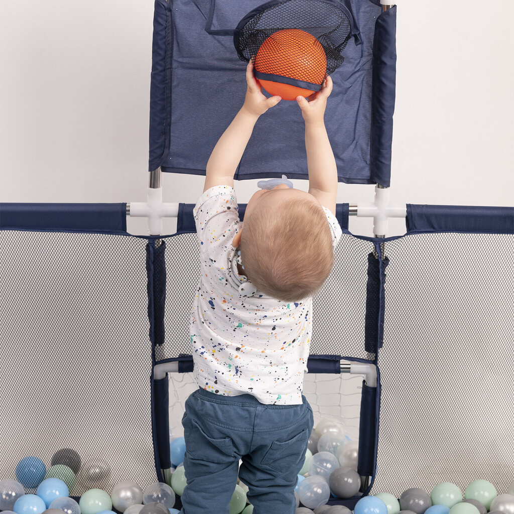 Žaidimų aikštelė Selonis, 100 kamuoliukų, mėlyna цена и информация | Žaislai kūdikiams | pigu.lt