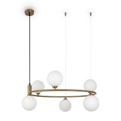 Maytoni Modern Pendant lamp Ring MOD013PL-06BS1 Žalvaris kaina ir informacija | Lubiniai šviestuvai | pigu.lt