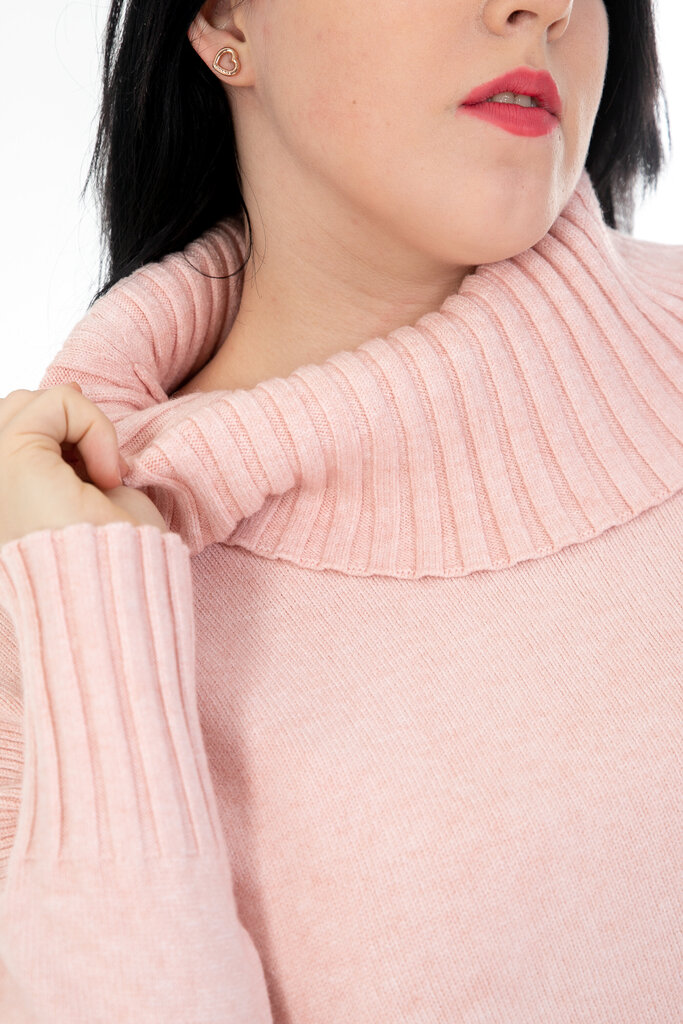 Džemperis su aukšta plačia apykakle цена и информация | Megztiniai moterims | pigu.lt
