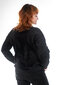 Pūkinis džemperis su kišenių su užtrauktukais imitacija kaina ir informacija | Megztiniai moterims | pigu.lt