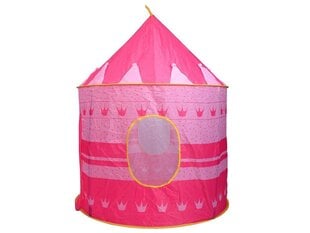 Детская палатка Замок, розовый цена и информация | Детские игровые домики | pigu.lt