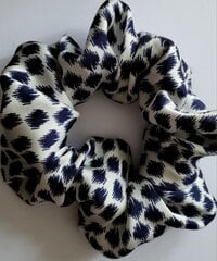 Шелковая повязка для волос с голубыми точками цена и информация | Аксессуары для волос | pigu.lt