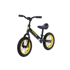 Balansinis dviratis Banana Yellow Moovkee, juodas/geltonas kaina ir informacija | Balansiniai dviratukai | pigu.lt