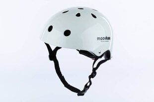 Велосипедный шлем - YF-1 - MOOVKEE - глянцевый белый - размер 48-55 цена и информация | Шлемы | pigu.lt