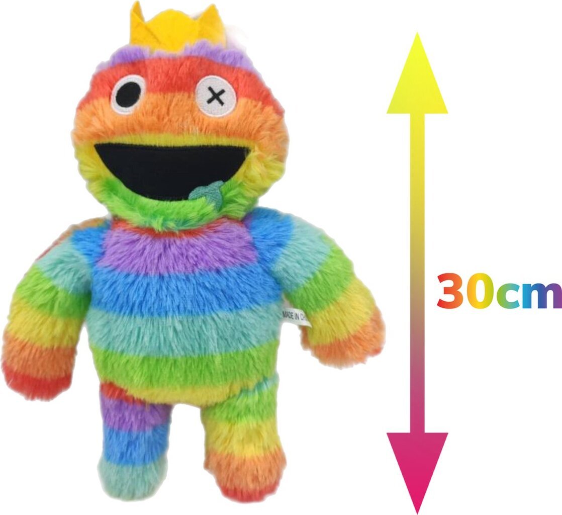 Minkštas pliušinis žaislas Rainbow friends Vaivorykštinis, 30cm цена и информация | Minkšti (pliušiniai) žaislai | pigu.lt
