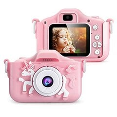 Детский фотоаппарат X5 Unicorn, розовый цена и информация | Развивающие игрушки | pigu.lt