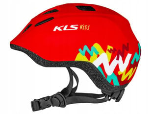 Шлем велосипедный Kellys Zigzag 0813619 0437, детский 50-55 см, S, 210г, цвет красный цена и информация | Шлемы | pigu.lt
