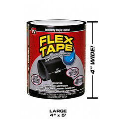 Водостойкая клейкая лента Flex Tape, белая, 10 x 150 см цена и информация | Механические инструменты | pigu.lt