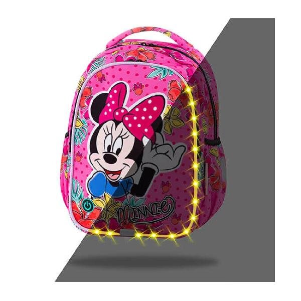 CoolPack kuprinė Joy S LED Minnie, 21 l, rožinė цена и информация | Kuprinės ir krepšiai | pigu.lt