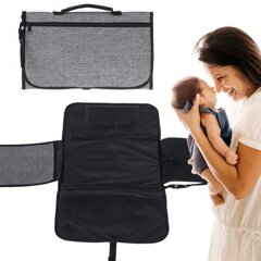Kūdikių pervystymo kelioninis kilimėlis - krepšys, pilkas kaina ir informacija | Vystyklai ir vystymo priemonės | pigu.lt