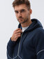 Džemperis vyrams Ombre Clothing B1421, mėlynas цена и информация | Džemperiai vyrams | pigu.lt