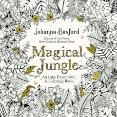 Magical Jungle: An Inky Expedition and Coloring Book for Adults цена и информация | Книги для подростков и молодежи | pigu.lt