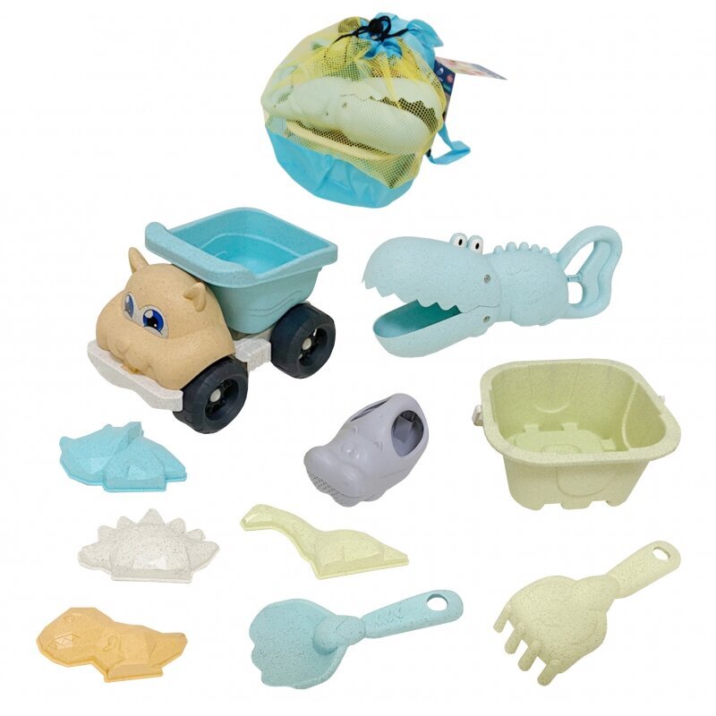 Smėlio žaislų komplektas Woopie, 10 el. kaina ir informacija | Vandens, smėlio ir paplūdimio žaislai | pigu.lt